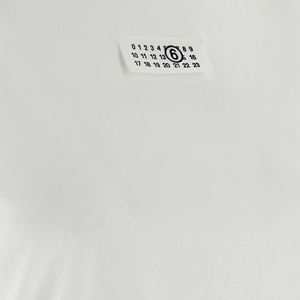 MM6 Maison Margiela White Cotton T-Shirt