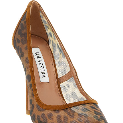 Aquazzura Brown Textile High Heel Pumps