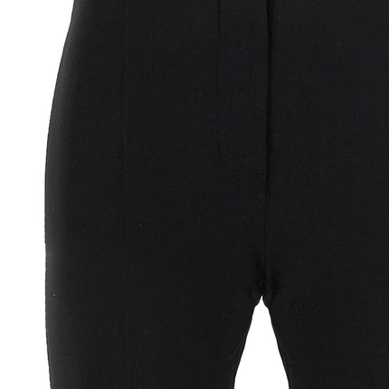 Sportmax Black Viscose Casual Pants