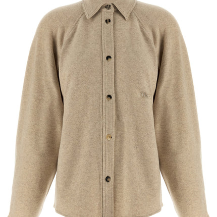 Max Mara Beige Cashmere Blouse