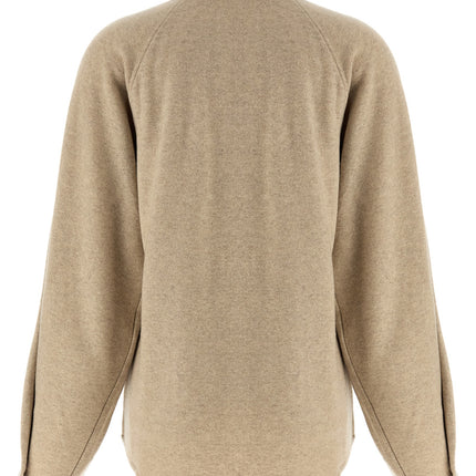 Max Mara Beige Cashmere Blouse