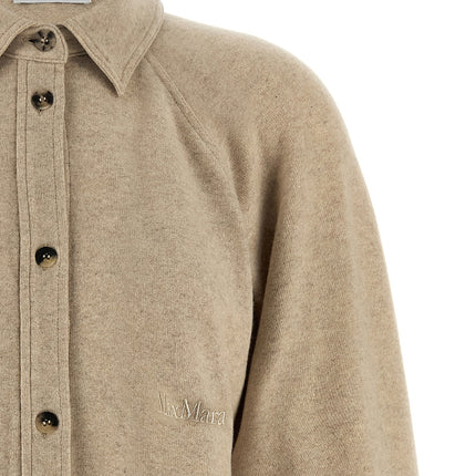 Max Mara Beige Cashmere Blouse