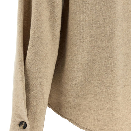 Max Mara Beige Cashmere Blouse