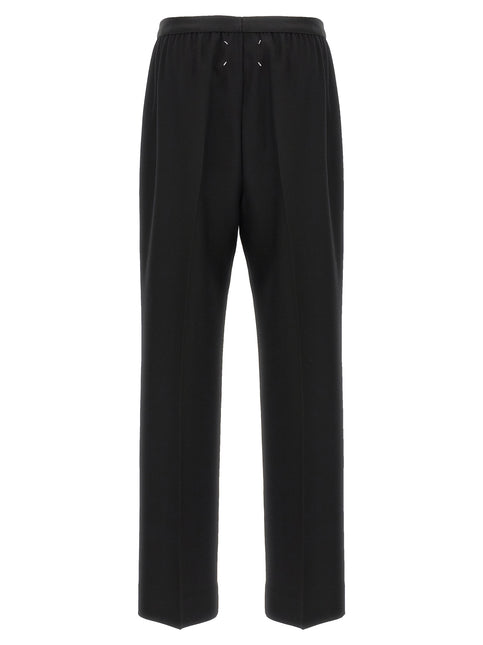 Maison Margiela Black Virgin Wool Casual Pants