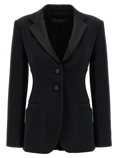 Max Mara Black Viscose Blazer