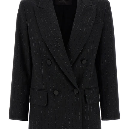 Max Mara Black Virgin Wool Blazer