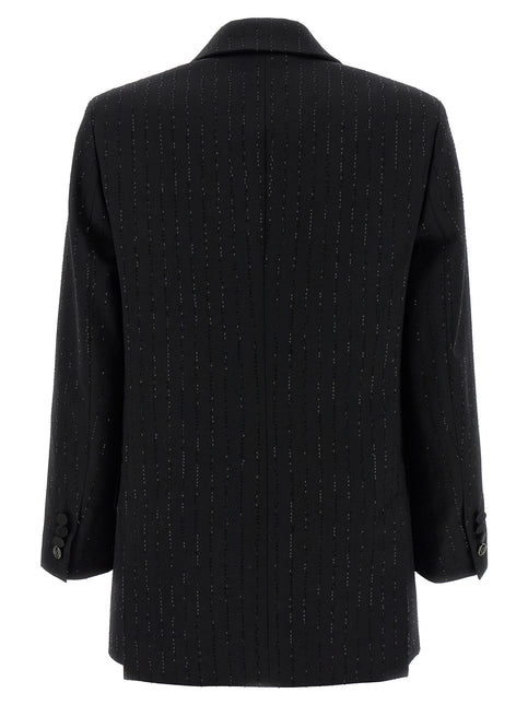 Max Mara Black Virgin Wool Blazer