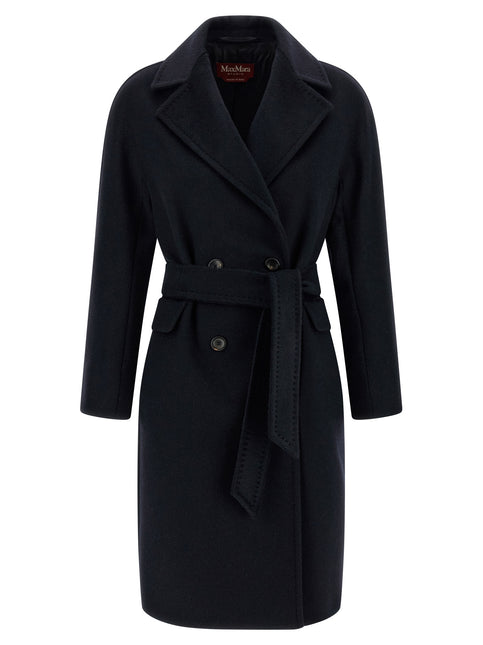 Max Mara Blue Cashmere Coat