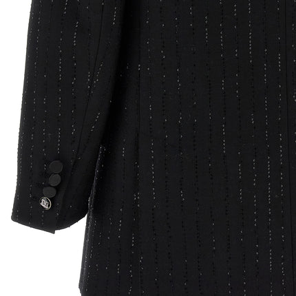 Max Mara Black Virgin Wool Blazer