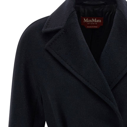 Max Mara Blue Cashmere Coat