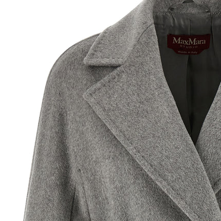 Max Mara Gray Cashmere Coat