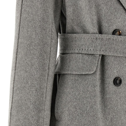 Max Mara Gray Cashmere Coat