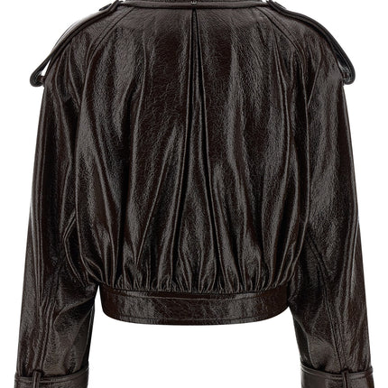 Sportmax Brown Cotton Coat