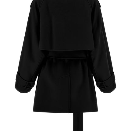 Sportmax Black Virgin Wool Coat