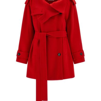 Sportmax Multicolor Virgin Wool Coat