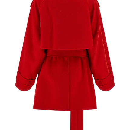 Sportmax Multicolor Virgin Wool Coat