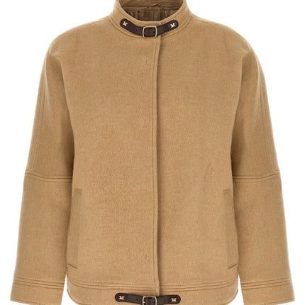 Max Mara Beige Cashmere Bomber