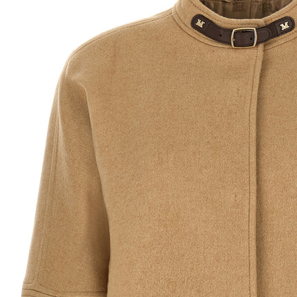 Max Mara Beige Cashmere Bomber