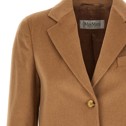 Max Mara Beige Wool Blazer