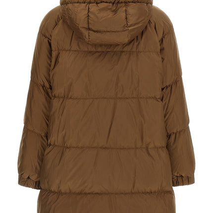 Max Mara Brown Polyester Parka