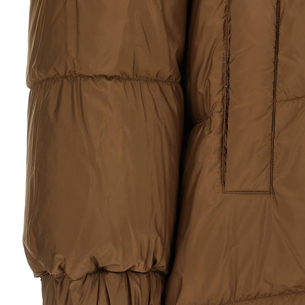 Max Mara Brown Polyester Parka