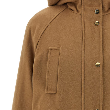 Max Mara Beige Polyamide Parka