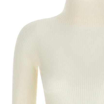 Sportmax White Virgin Wool Cardigan