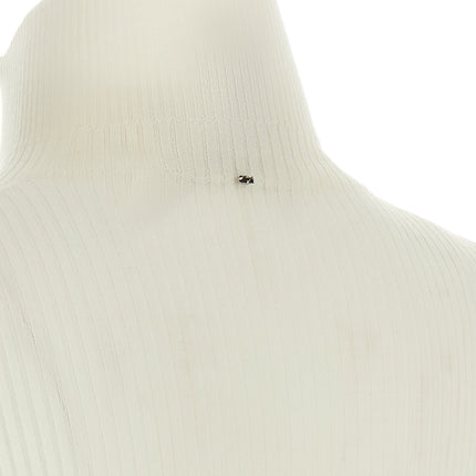 Sportmax White Virgin Wool Cardigan