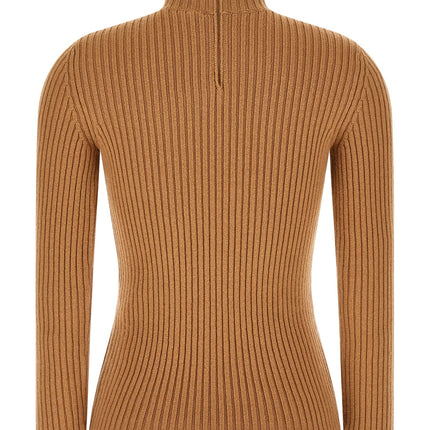 Max Mara Beige Wool Cardigan