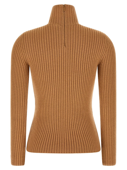 Max Mara Beige Wool Cardigan