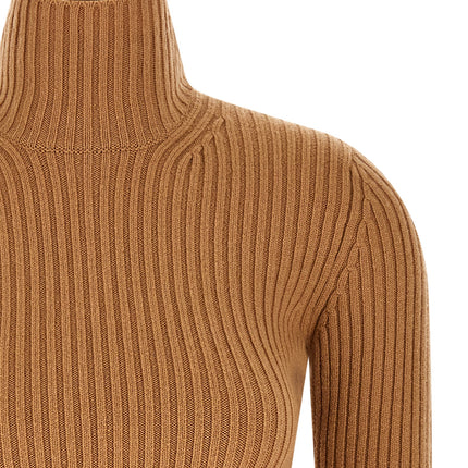 Max Mara Beige Wool Cardigan