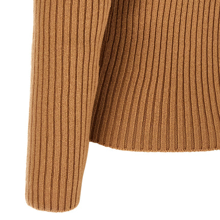 Max Mara Beige Wool Cardigan