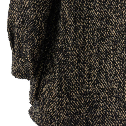Max Mara Multicolor Virgin Wool Shell Jacket