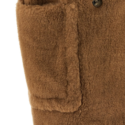 Max Mara Beige Wool Sleeveless Jacket
