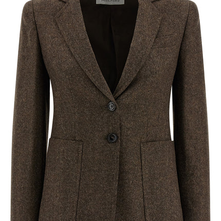 Max Mara Brown Virgin Wool Blazer