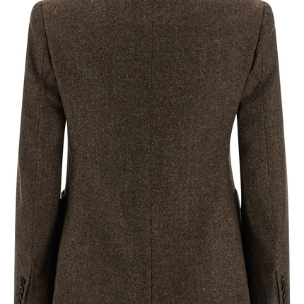 Max Mara Brown Virgin Wool Blazer