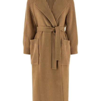 Max Mara Beige Wool Coat