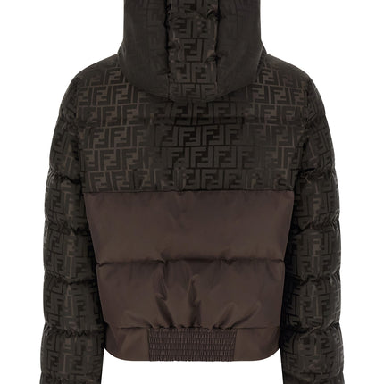 Fendi Brown Cotton Full-Length Jacket