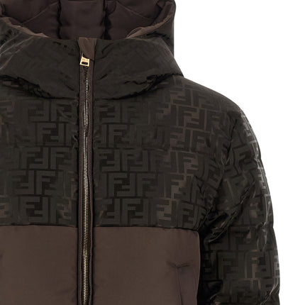 Fendi Brown Cotton Full-Length Jacket