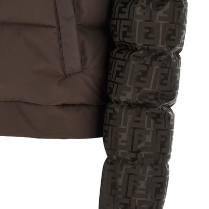 Fendi Brown Cotton Full-Length Jacket