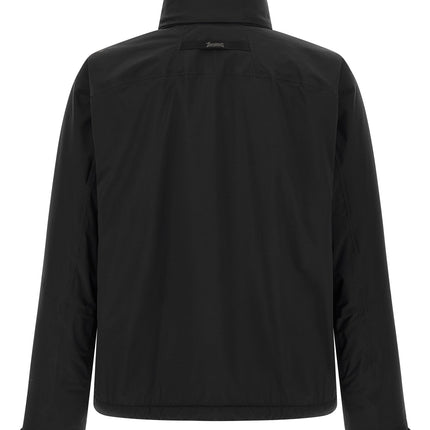 LAMINAR Black Polyamide Shell Jacket