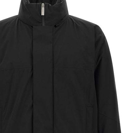 LAMINAR Black Polyamide Shell Jacket