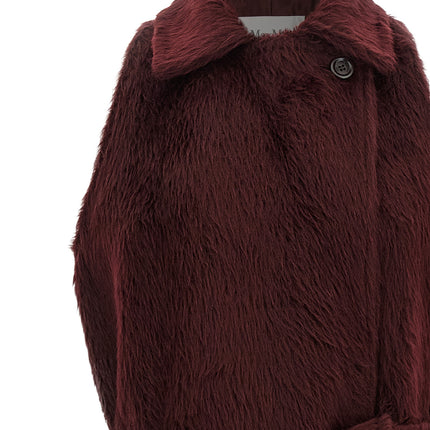 Max Mara Bordeaux Wool Coat