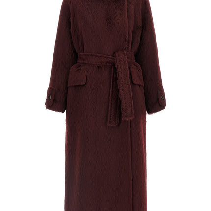 Max Mara Bordeaux Wool Coat