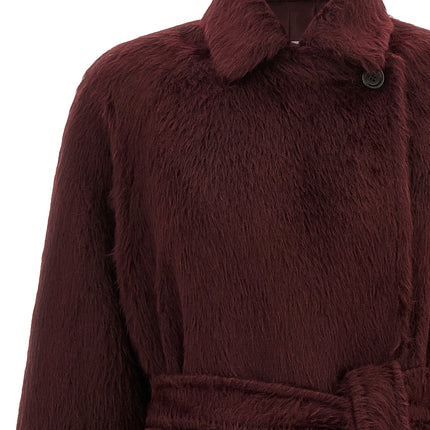 Max Mara Bordeaux Wool Coat