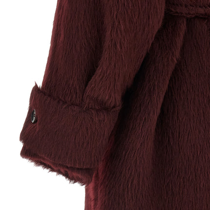 Max Mara Bordeaux Wool Coat