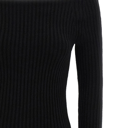 Max Mara Black Wool Long Dress