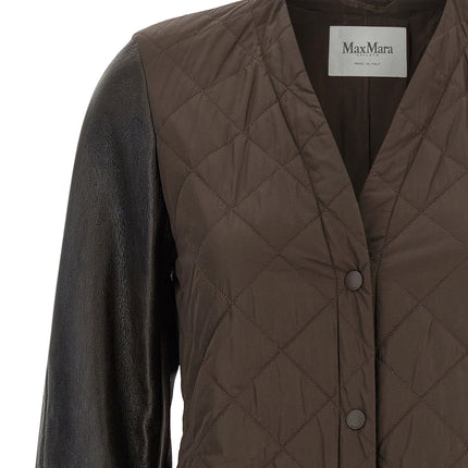 Max Mara Brown Polyamide Coat