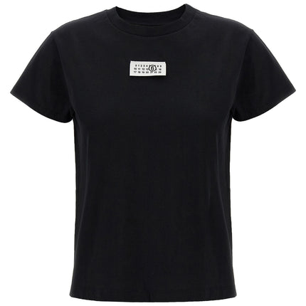 MM6 Maison Margiela Black Cotton T-Shirt