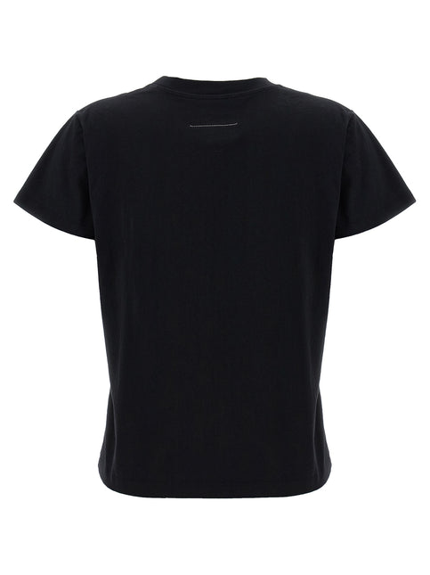 MM6 Maison Margiela Black Cotton T-Shirt